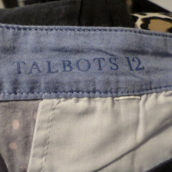 Talbots The Weekend Chino Polka Dot Pant Sz 12 - Picture 6 of 6